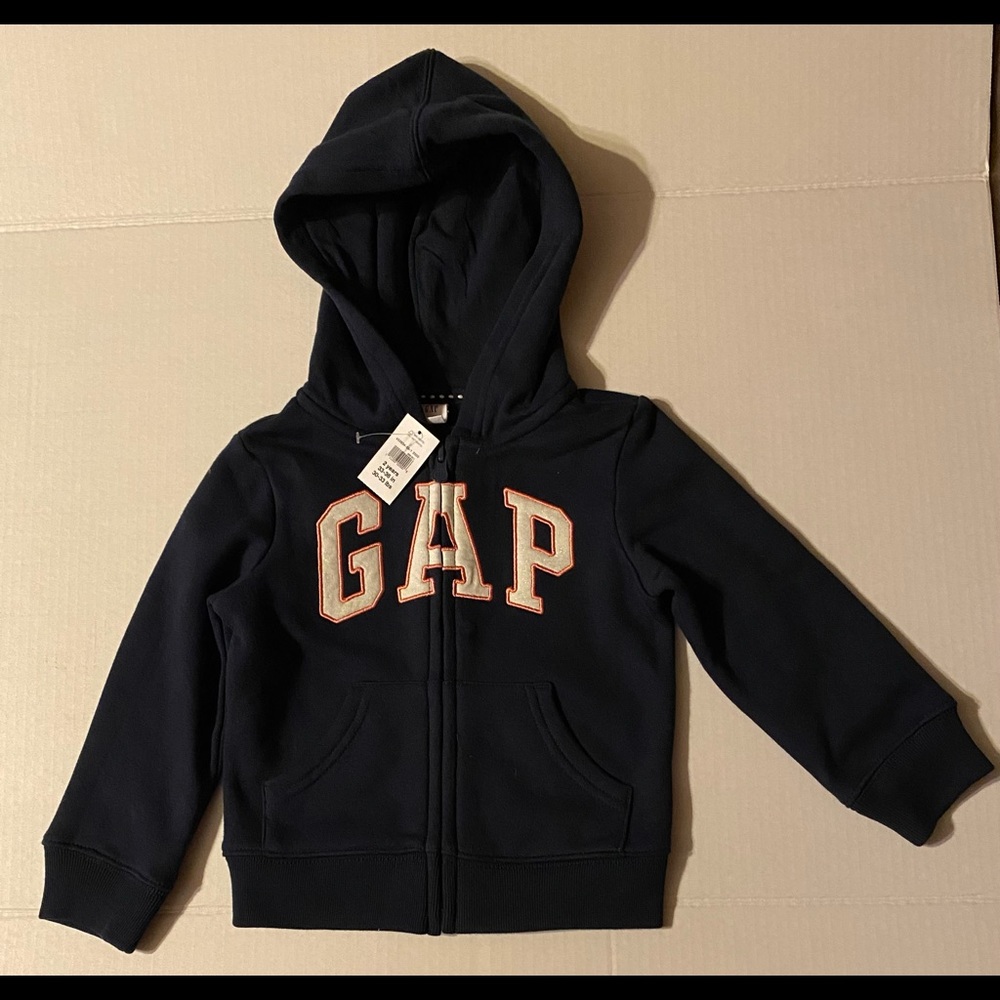 Gap Toddler Girls Logo Hoodie Sweater Size 2 Years